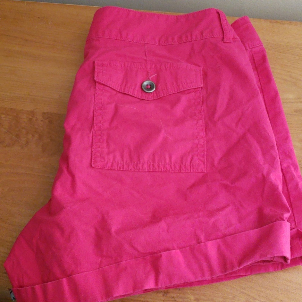 Hot pink shorts